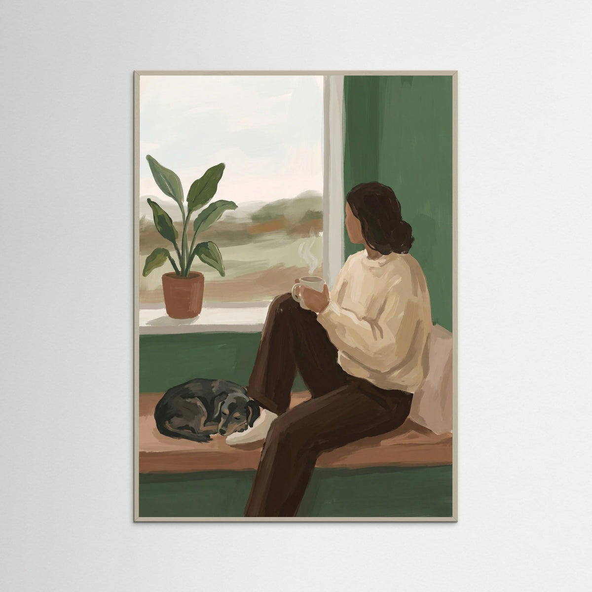 Grey Wood Quiet Companionship