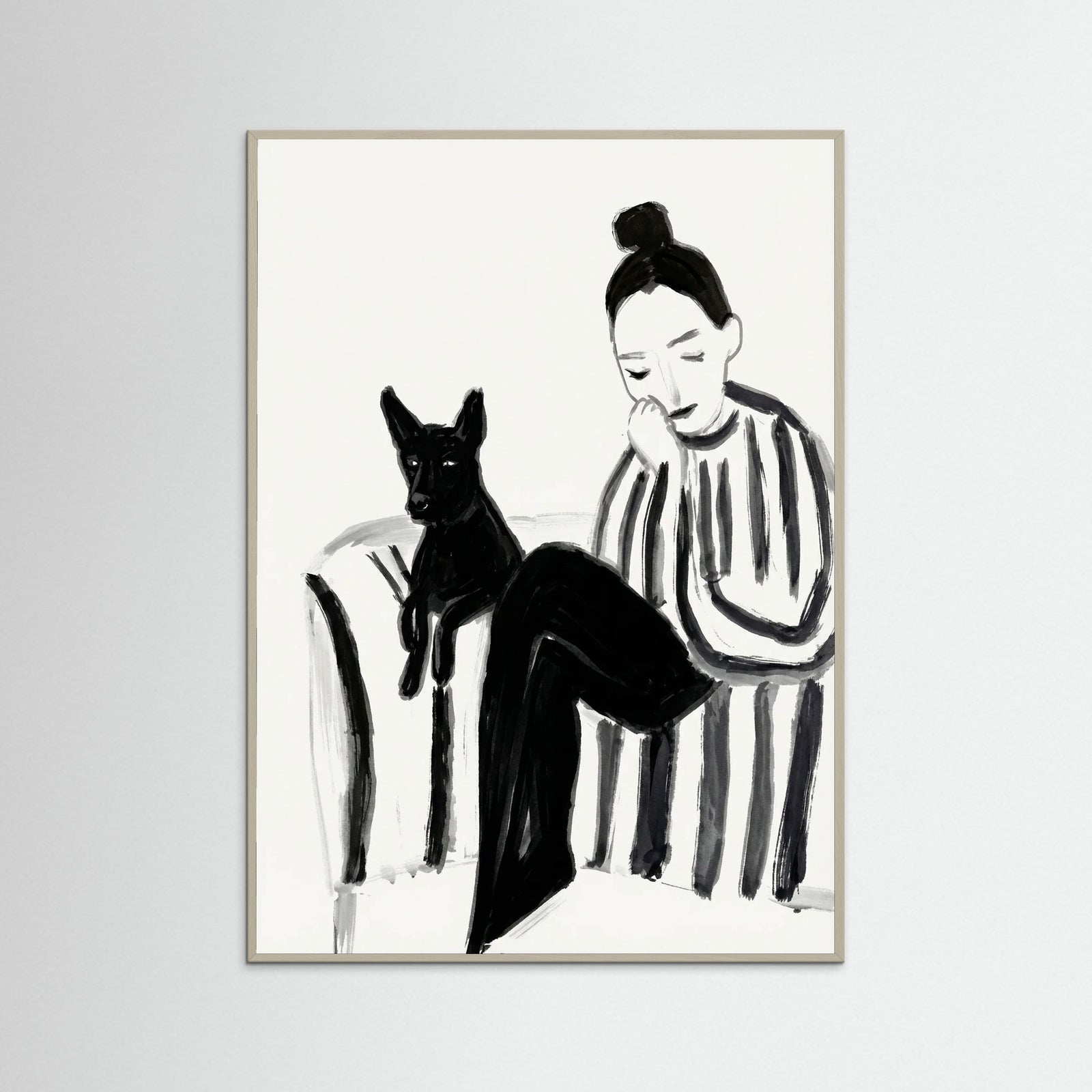 Grey Wood Quiet Companionship