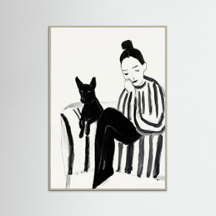 Grey Wood Quiet Companionship