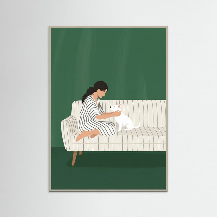 Grey Wood Quiet Companionship