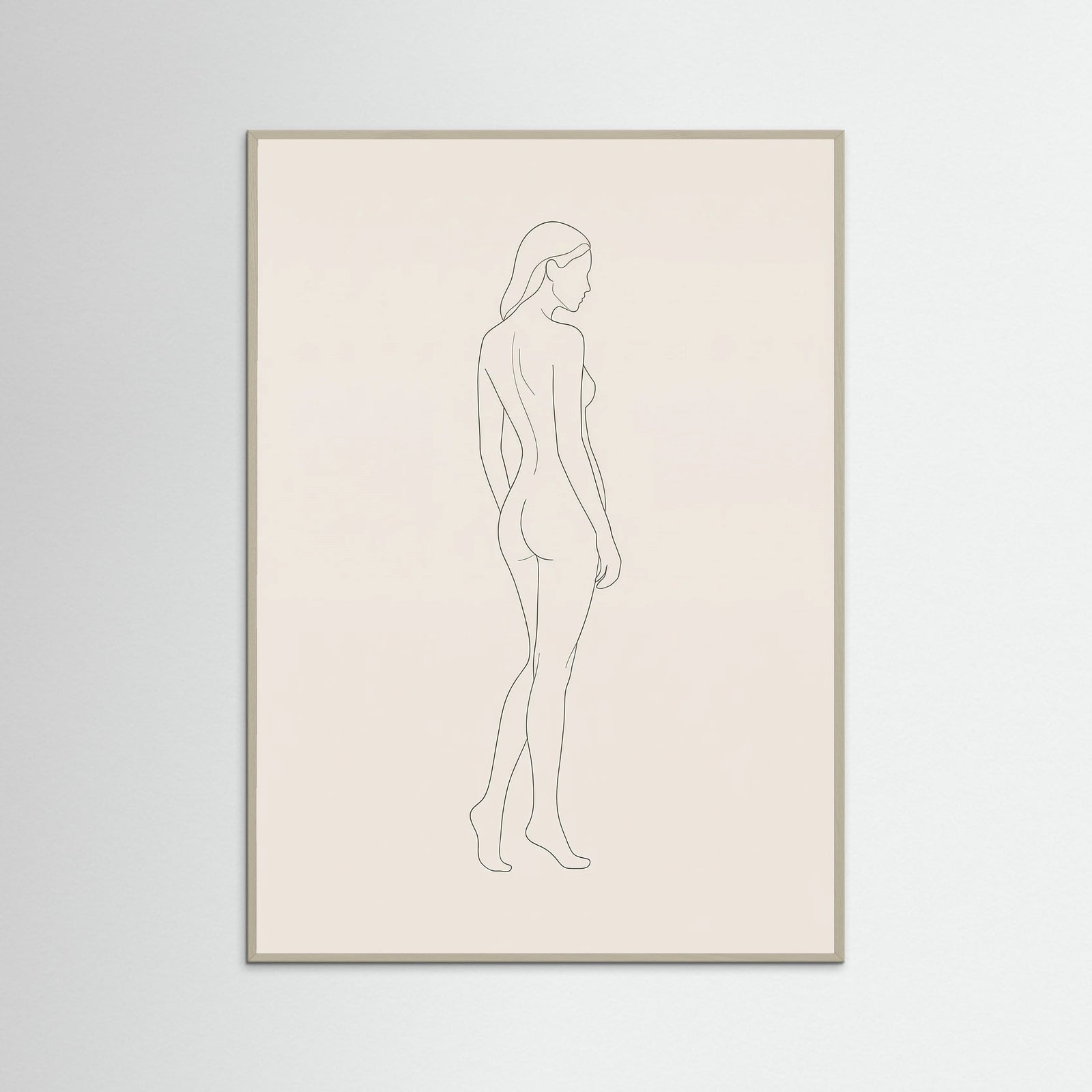 Grey Wood Quiet Contemplation Beige