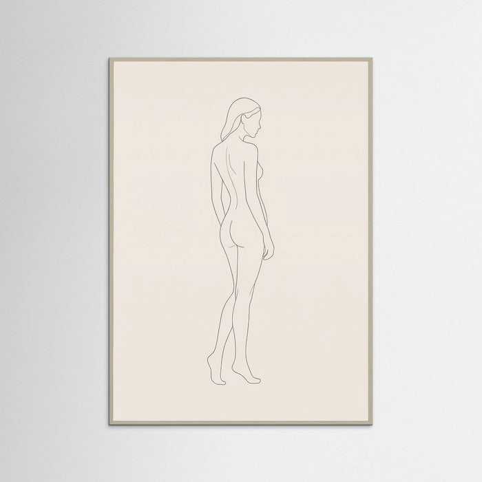 Grey Wood Quiet Contemplation Beige