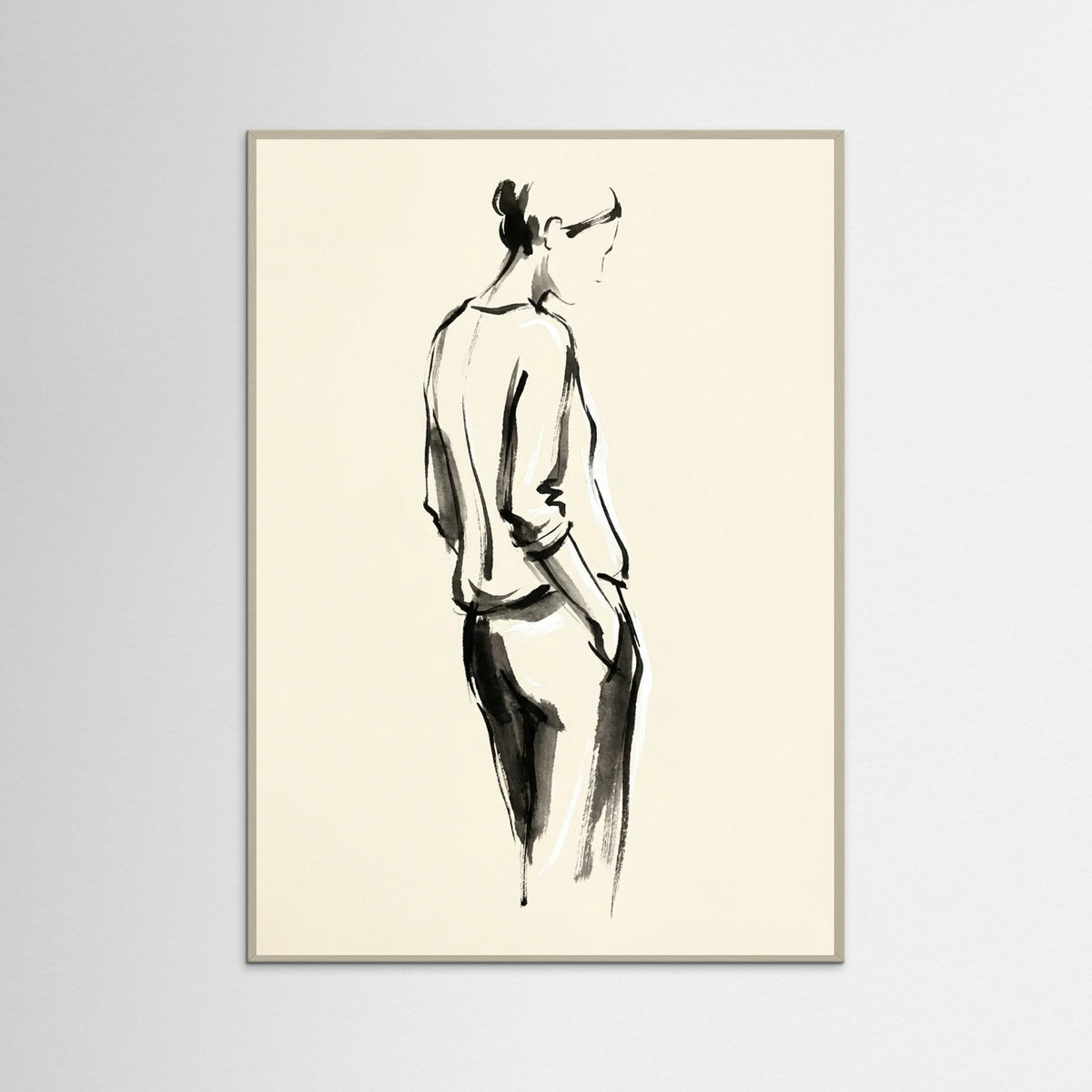 Grey Wood Quiet Contemplation