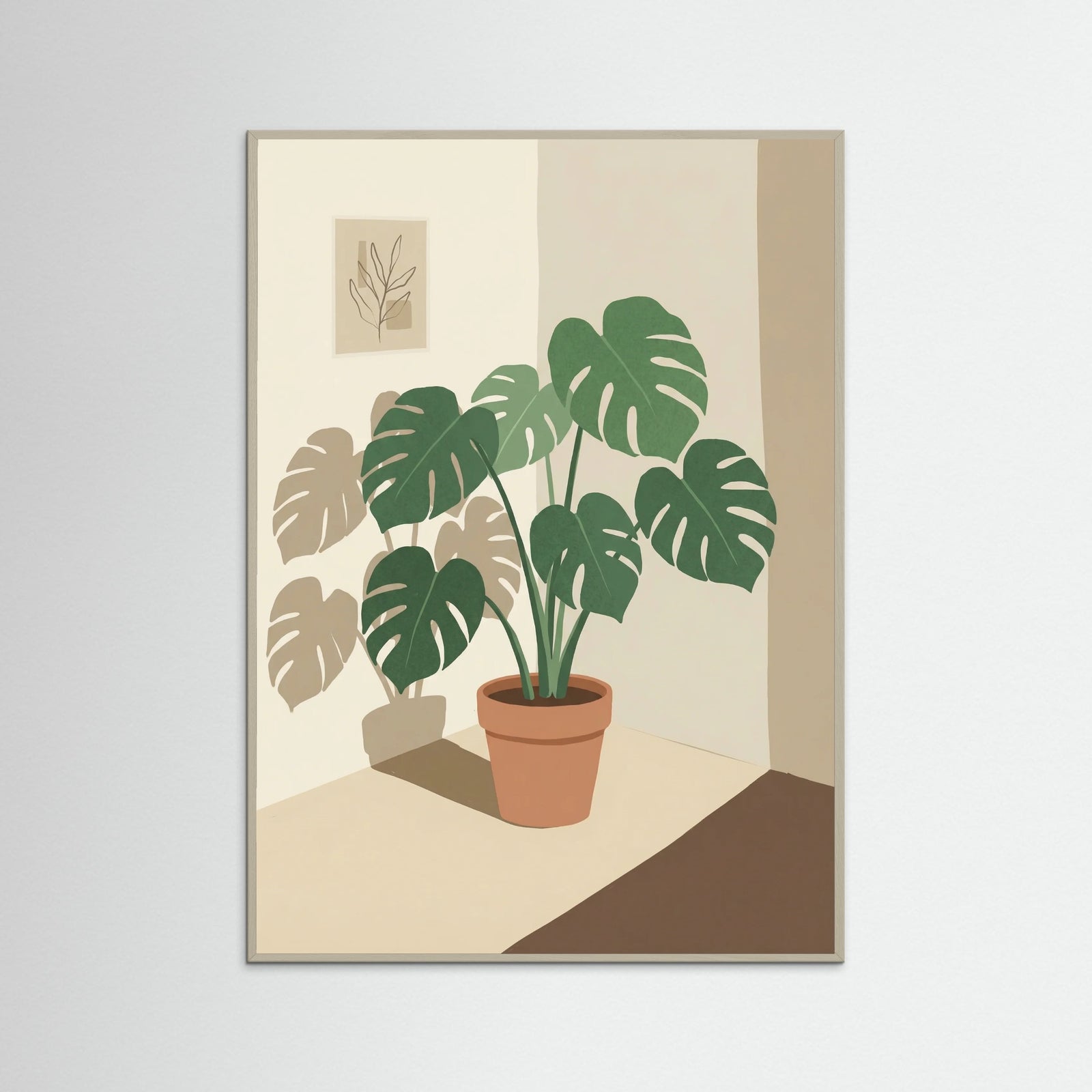 Grey Wood Quiet Corner View