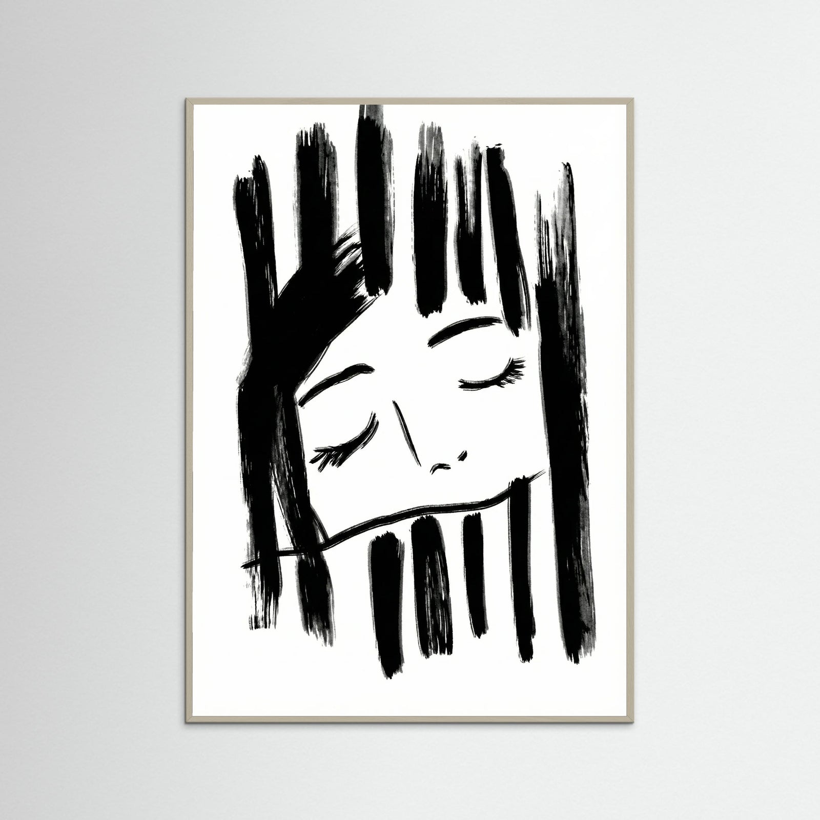 Grey Wood Quiet Reflection