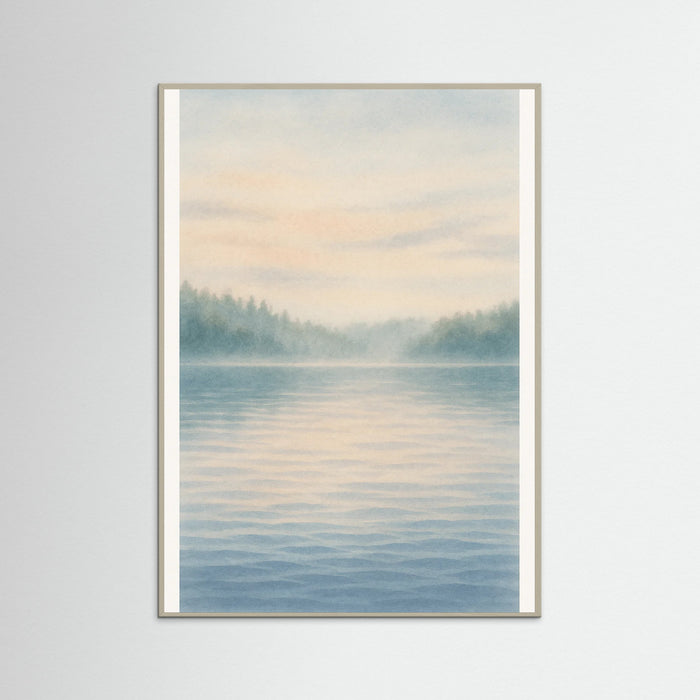 Grey Wood Quiet Reflection