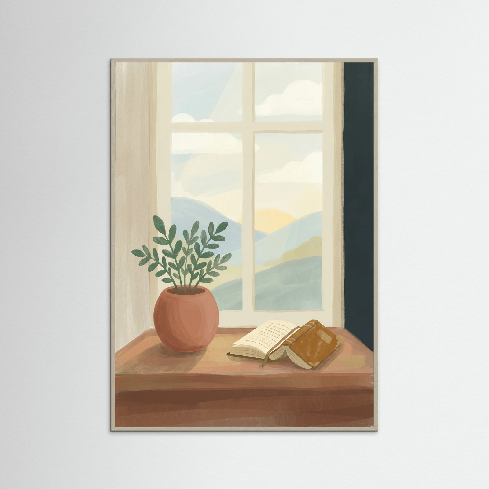 Grey Wood Quiet Reflection