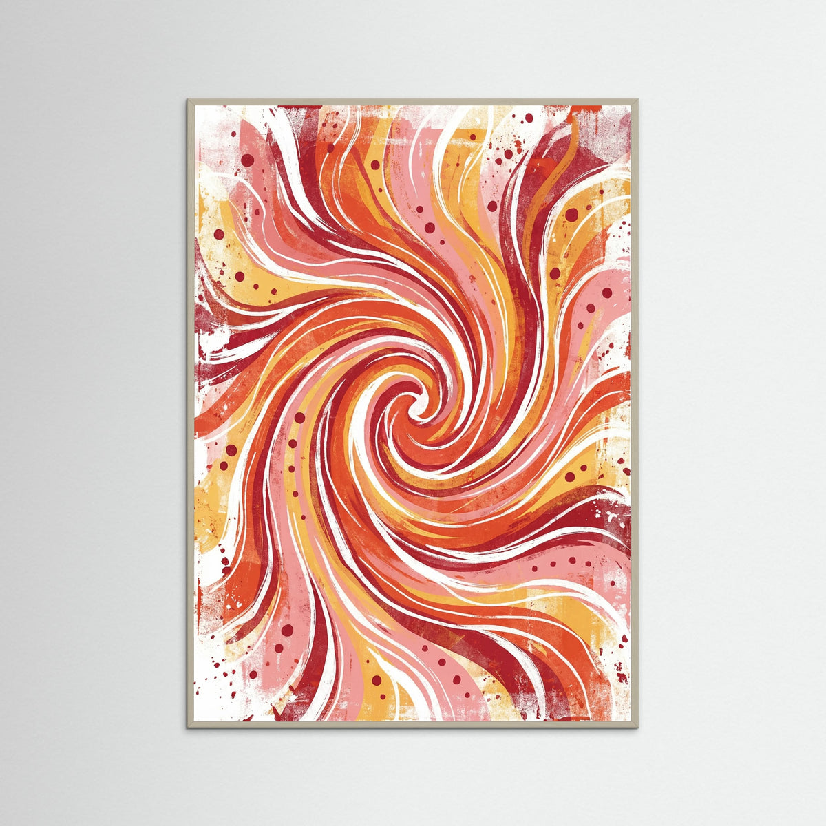 Grey Wood Radiant Spheres