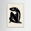 Grey Wood Reclining Form