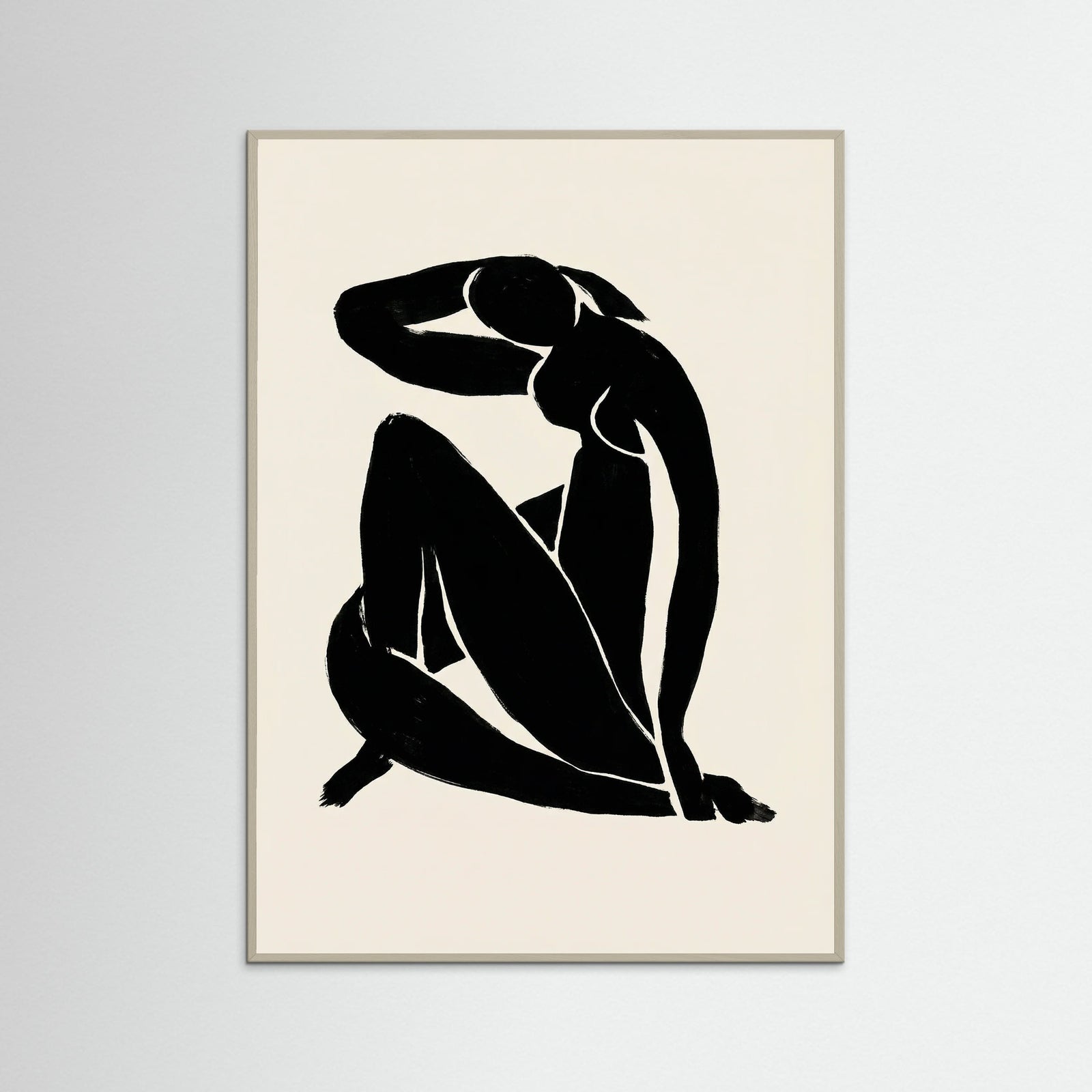 Grey Wood Reclining Form