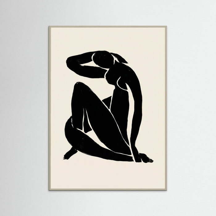 Grey Wood Reclining Form