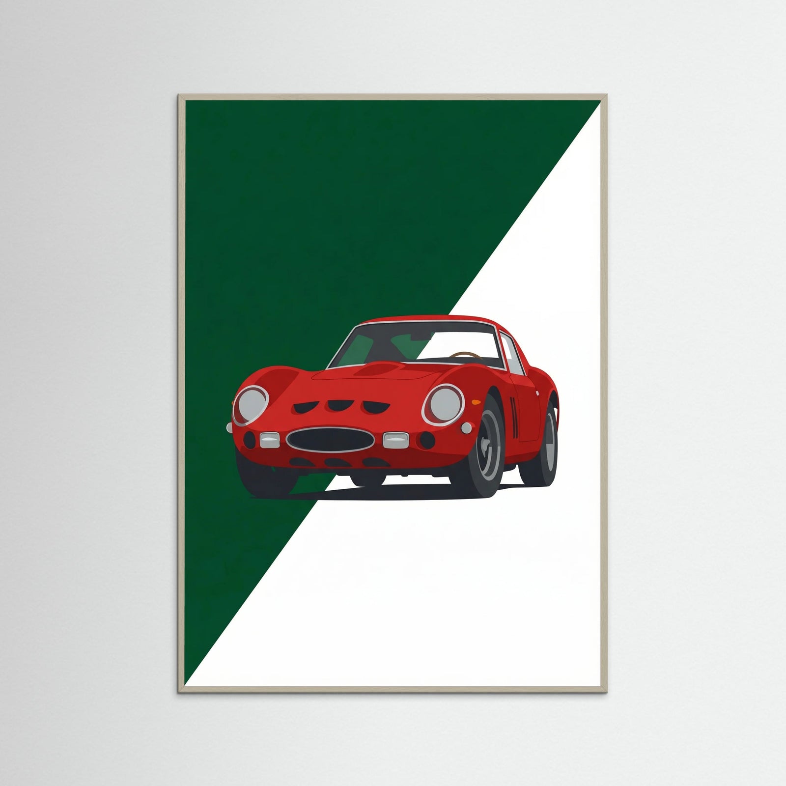 Grey Wood Red Racer Classic