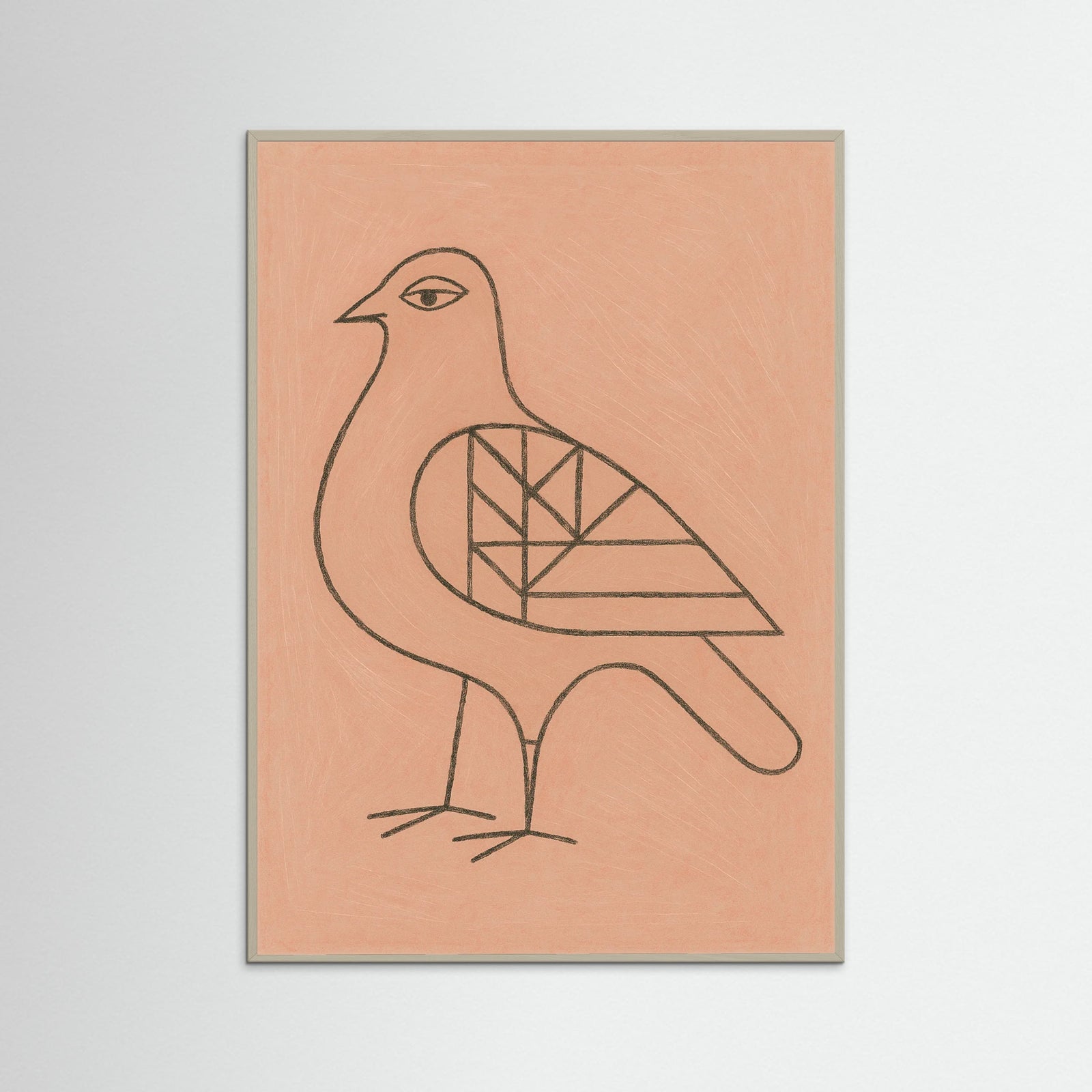 Grey Wood Reflective Poise