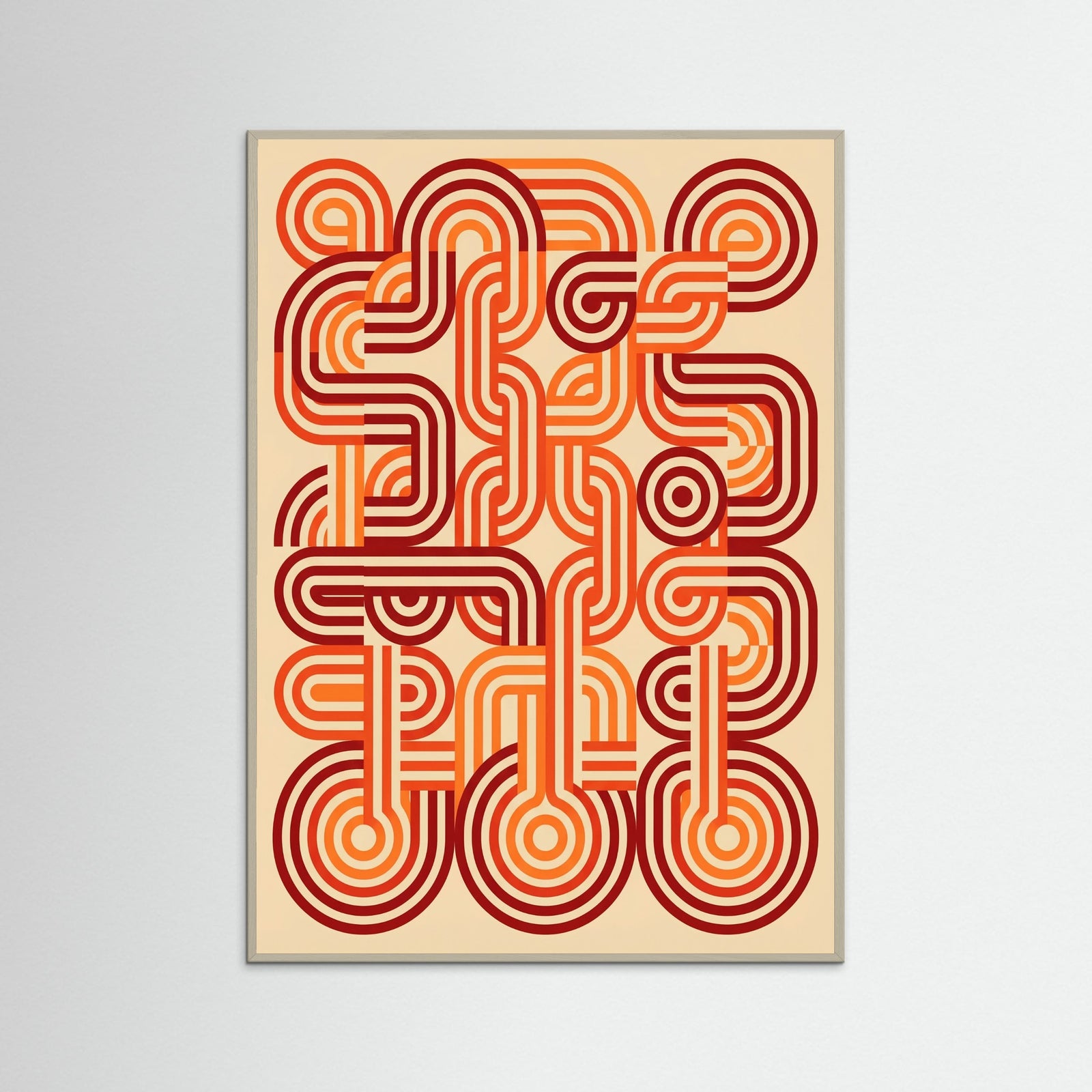 Grey Wood Retro Curves