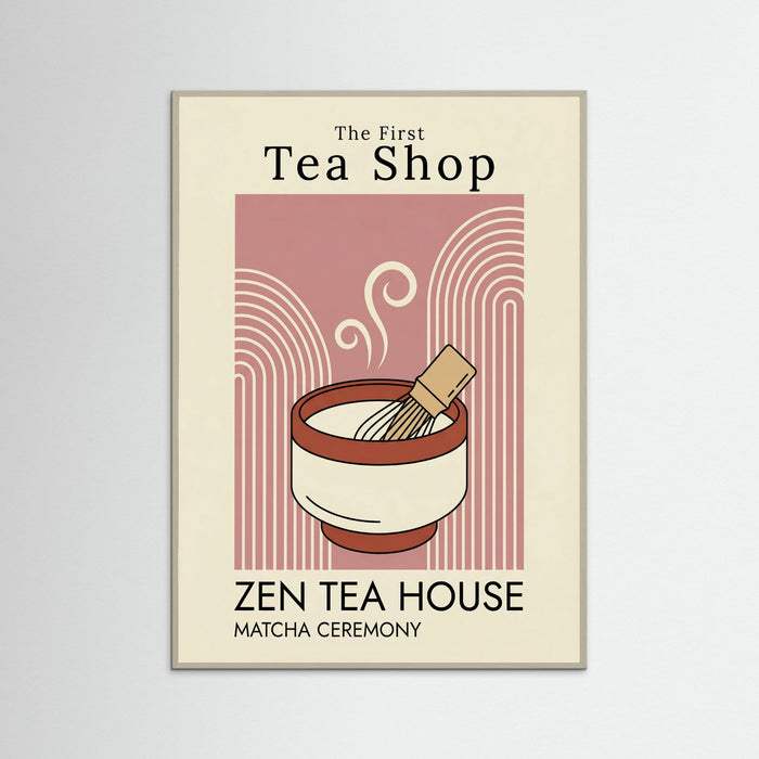 Grey Wood Retro Ramen Graphic