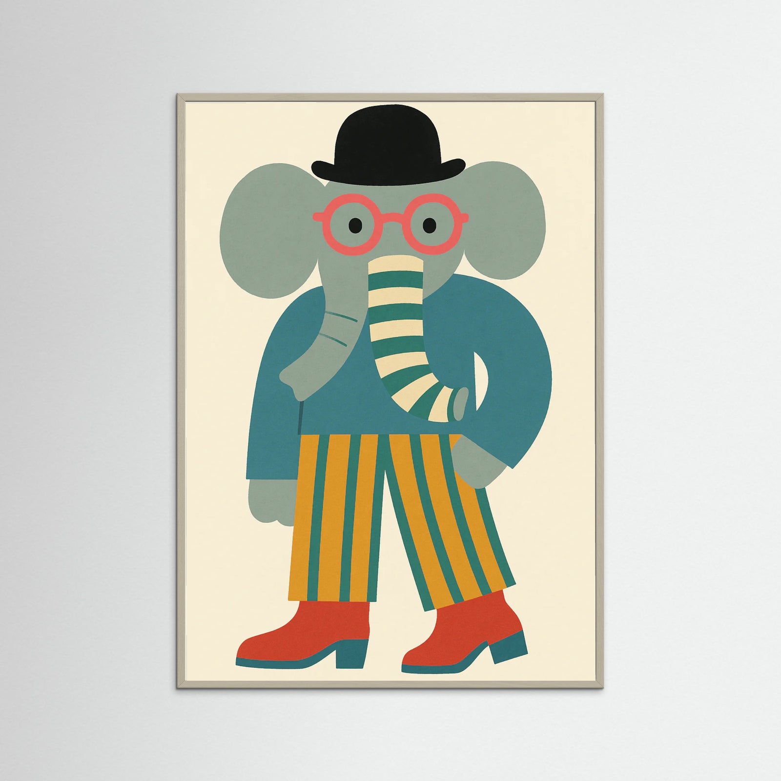 Grey Wood Retro Vibes