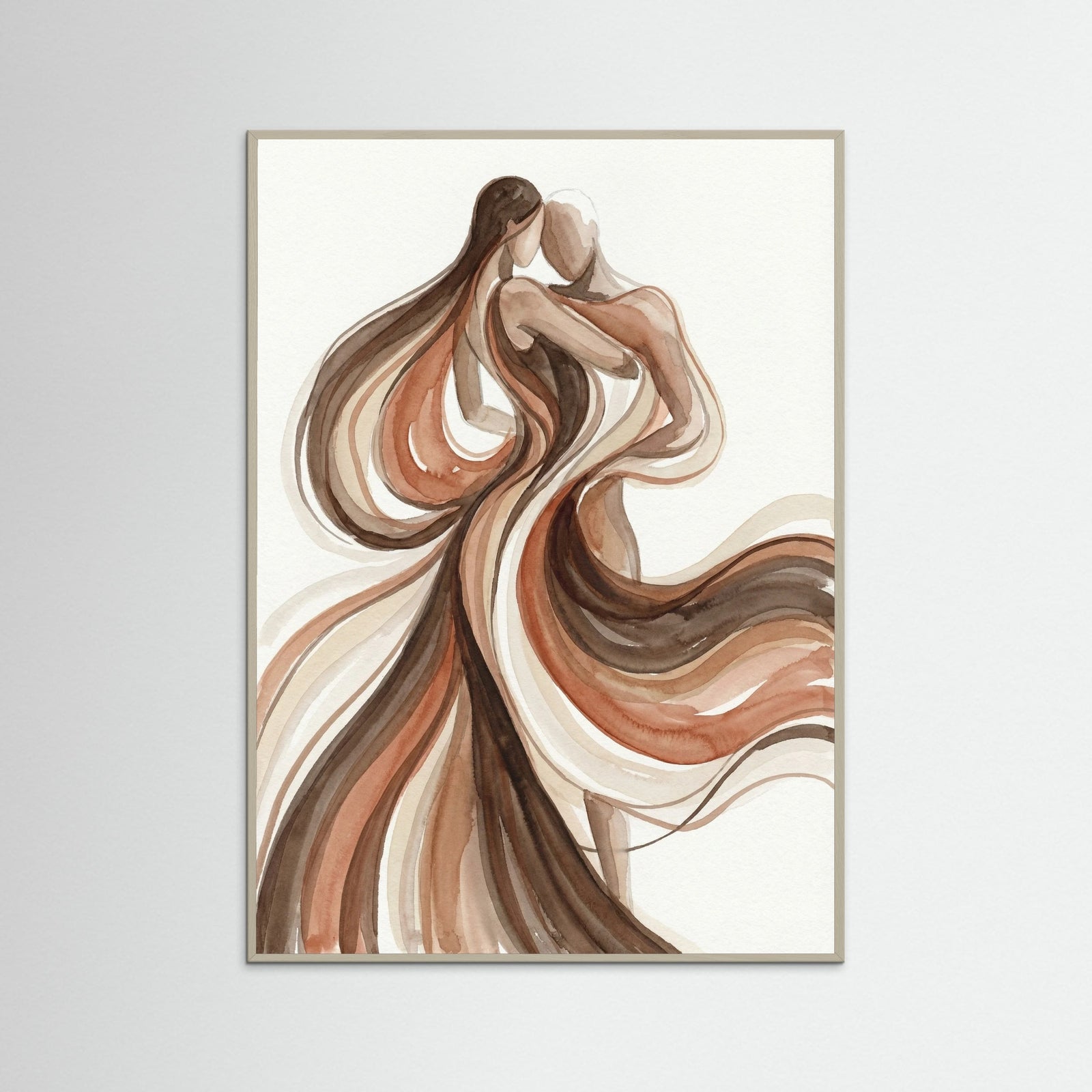 Grey Wood Rhythmic Flow