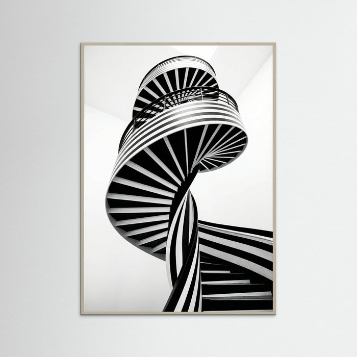 Grey Wood Rhythmic Stripes