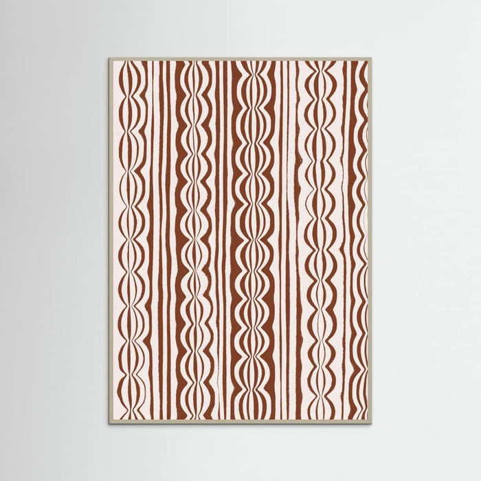 Rhythmic Waves Poster – poster and art print