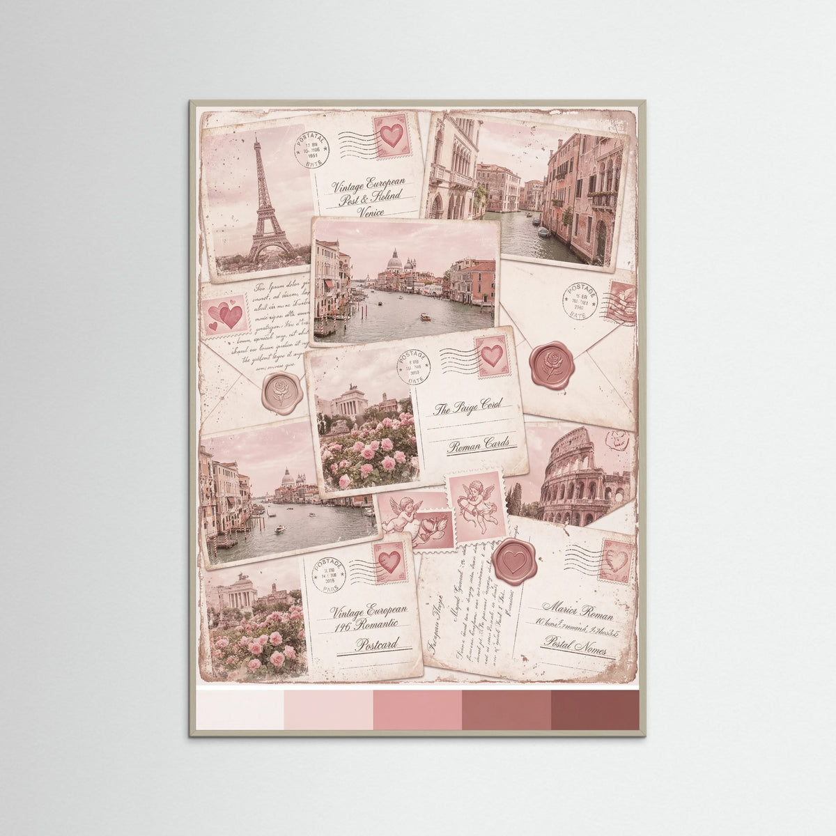 Grey Wood Romantic Mementos