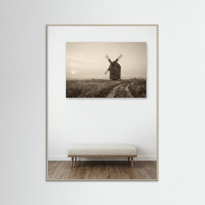 Grey Wood Rural Sepia Calm