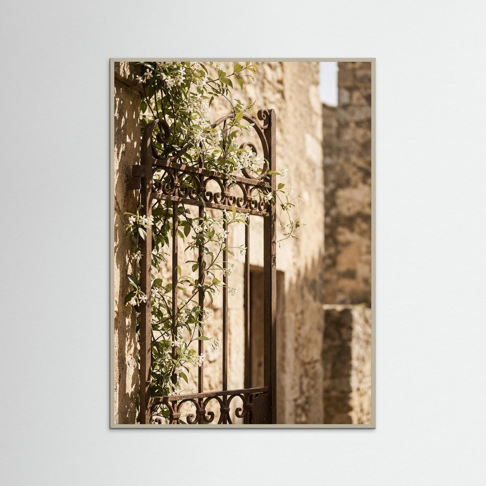 Grey Wood Rustic Patio Greens