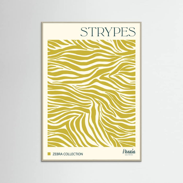 STRIPES. Zebra Collection Poster – plakat og kunsttryk