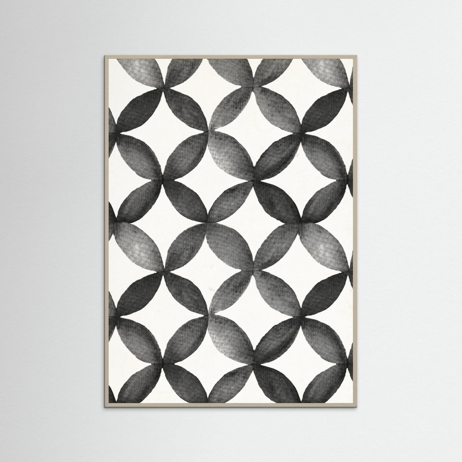 Grey Wood SUN MOON Poster