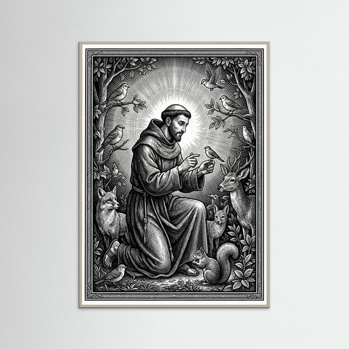 Grey Wood Sacred Guadalupe Vision