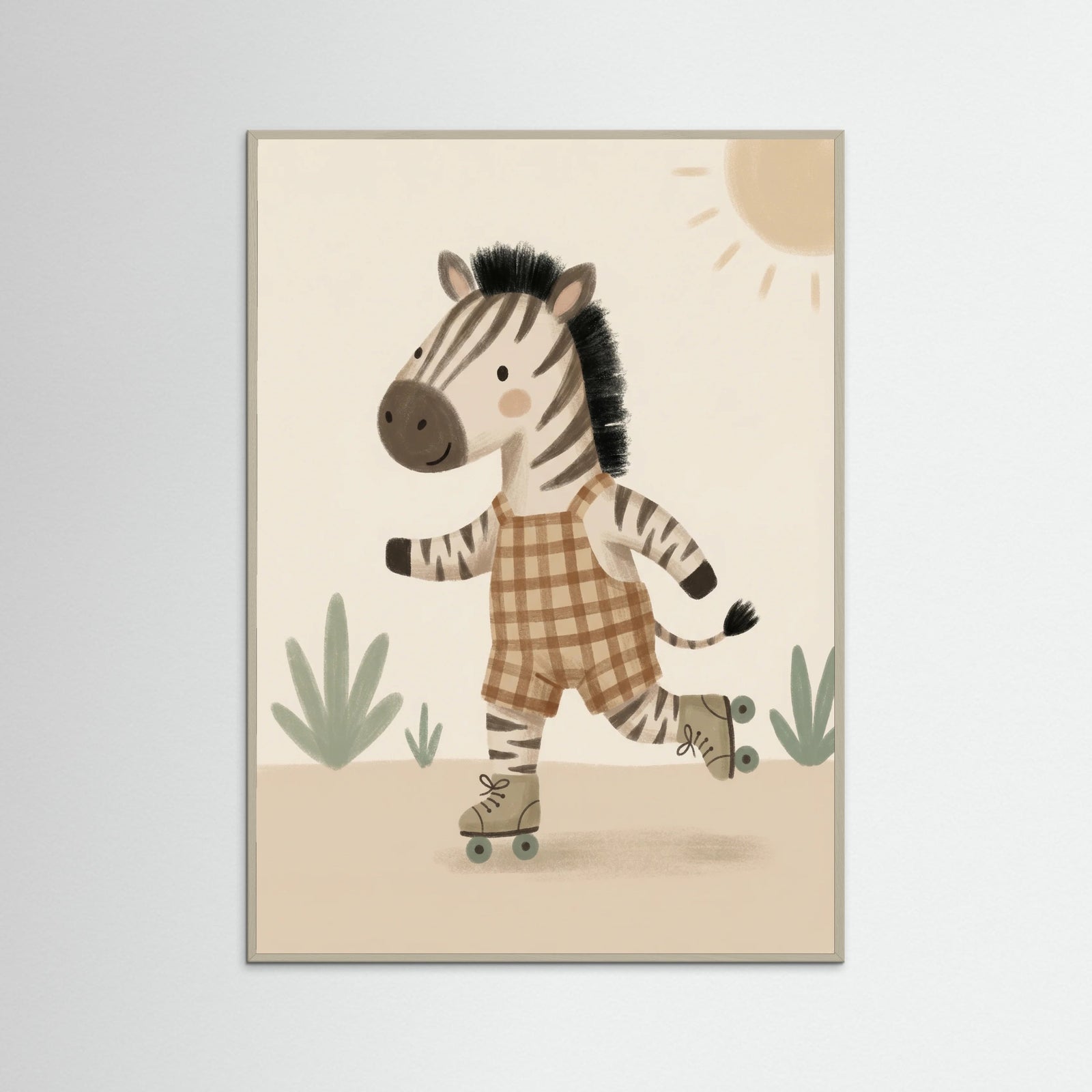 Grey Wood Safari Scooter