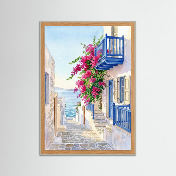 Grey Wood Santorini Bloom