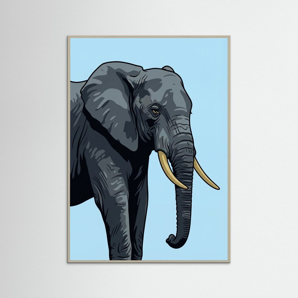 Grey Wood Sapphire Feline Gaze