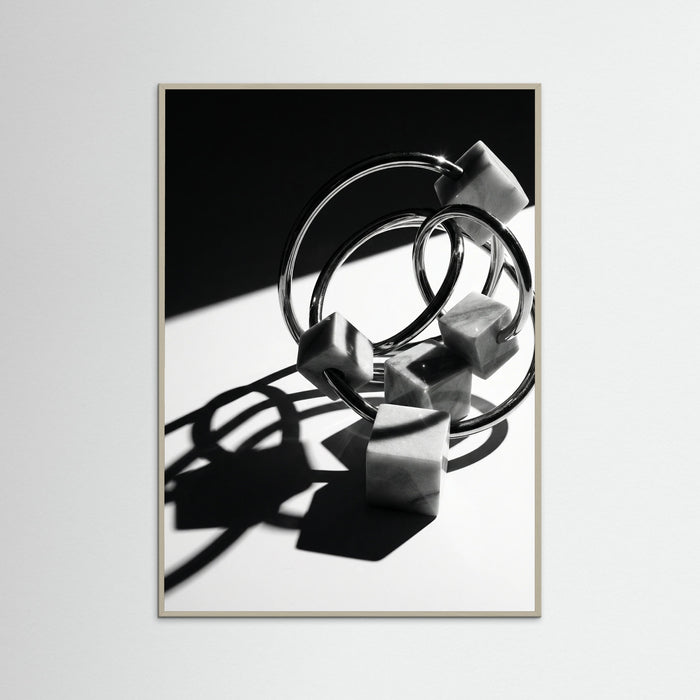 Grey Wood Sculptural Reflections