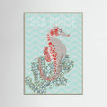 Sea life sea horse Neptune's joy Poster – poster and art print