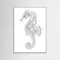 Seahorse 3 Poster – plakat og kunsttryk