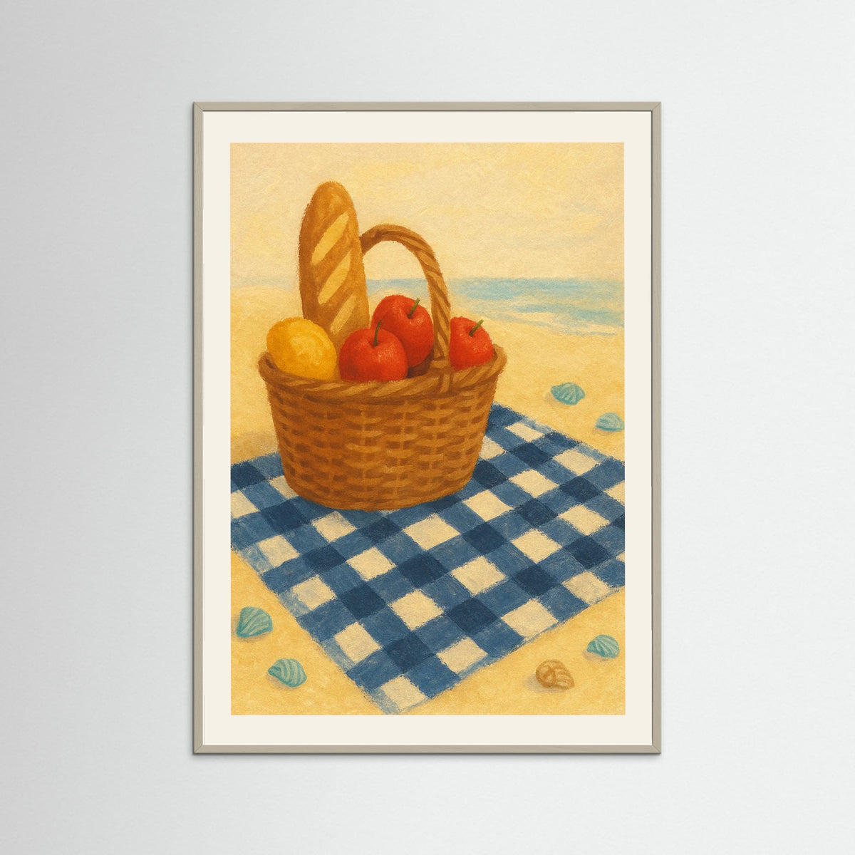 Grey Wood Seaside Picnic