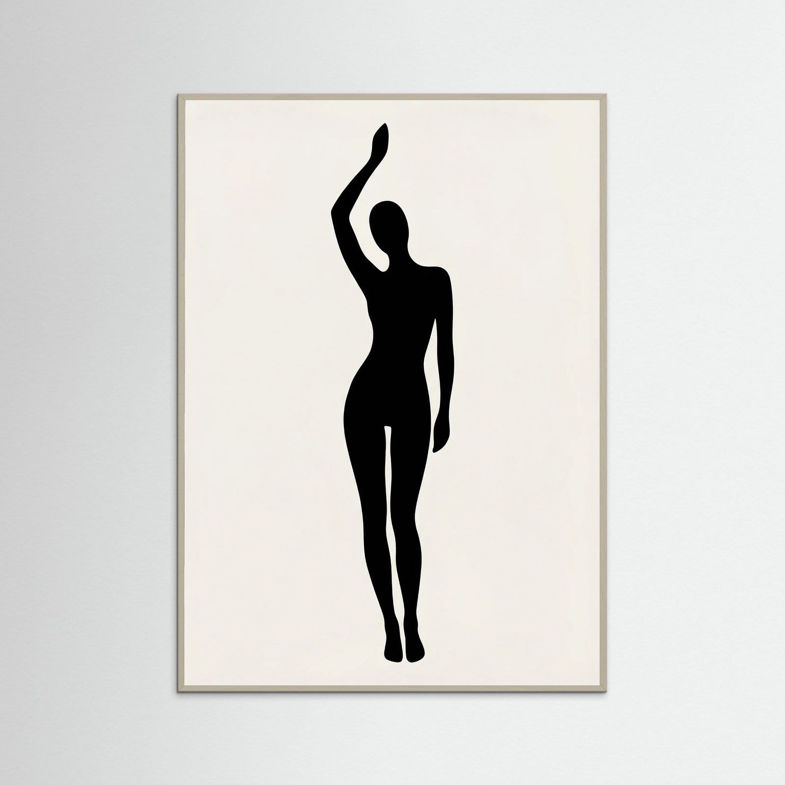 Grey Wood Seated Form