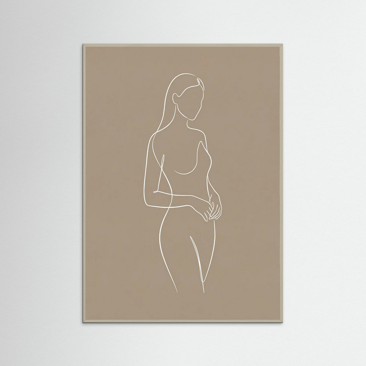 Grey Wood Seated Serenity Beige