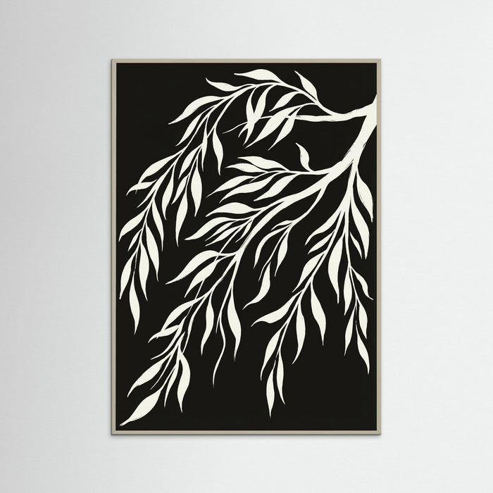 Grey Wood Serene Avian Forms