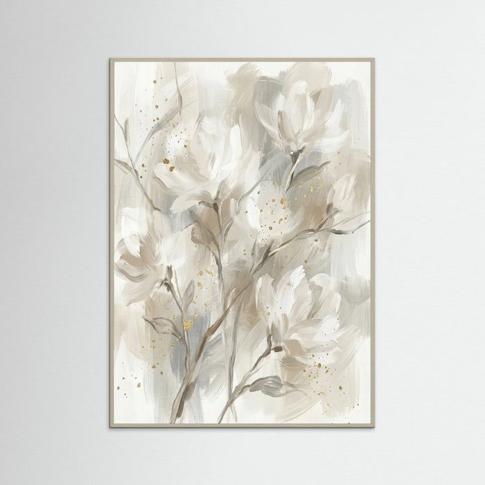 Grey Wood Serene Blossom Whisper