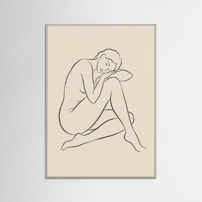 Grey Wood Serene Gaze