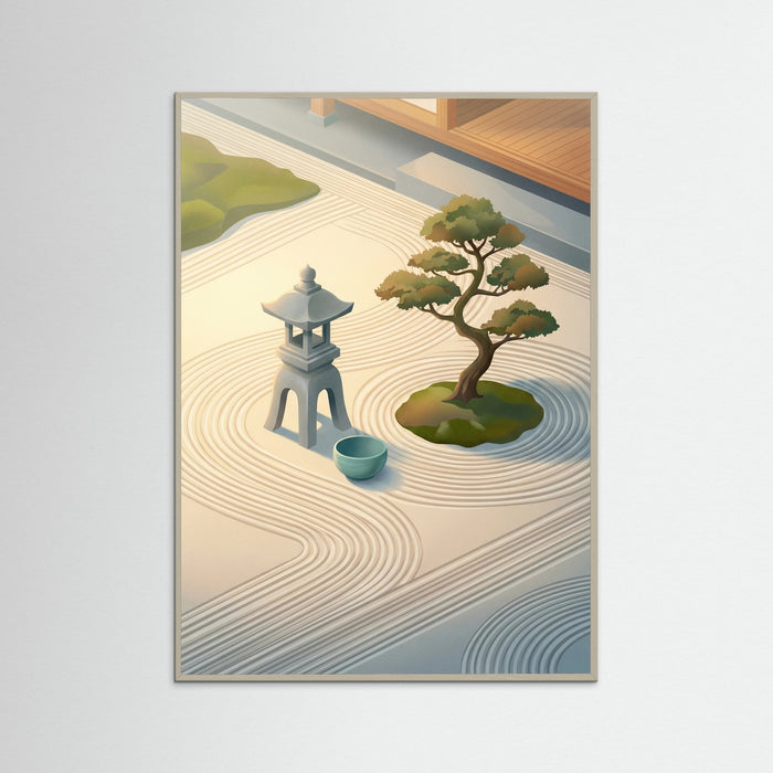 Grey Wood Serene Tatami Light