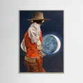 Grey Wood Shoot the Moon Poster