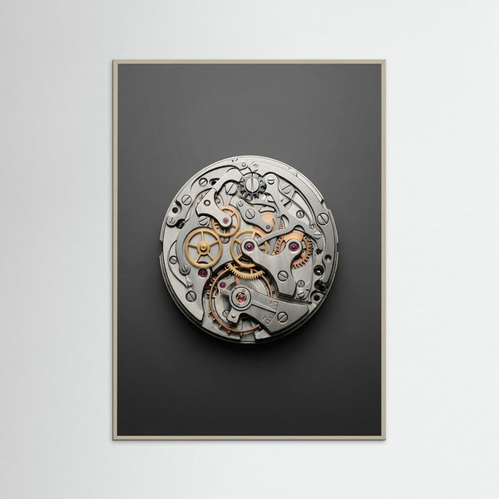 Grey Wood Silver Icon Overhead