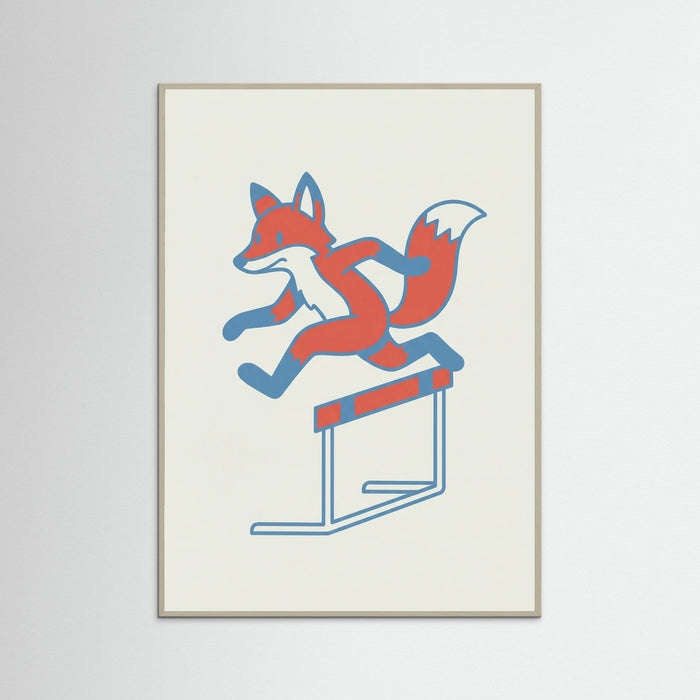 Skater Cat Brave – poster and art print