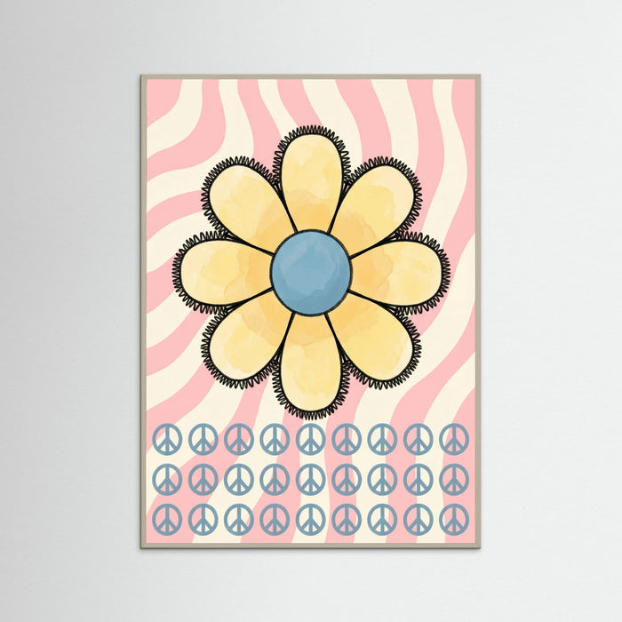 Grey Wood Smiling Checkerboard