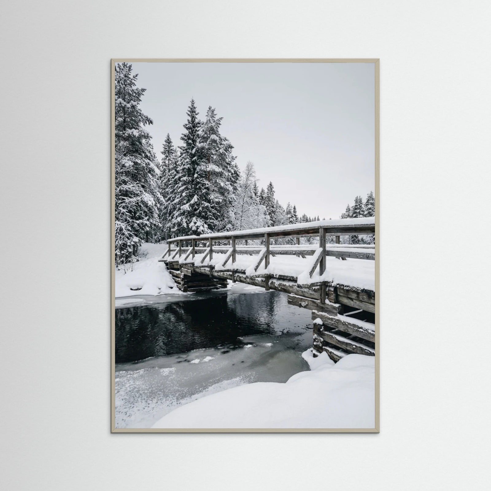 Grey Wood Snowy Sanctuary