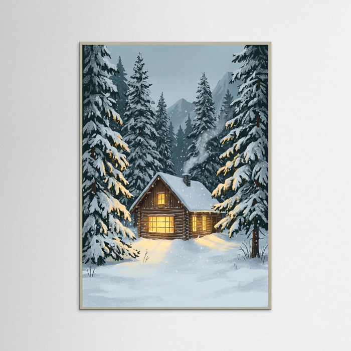 Grey Wood Snowy Valley Express