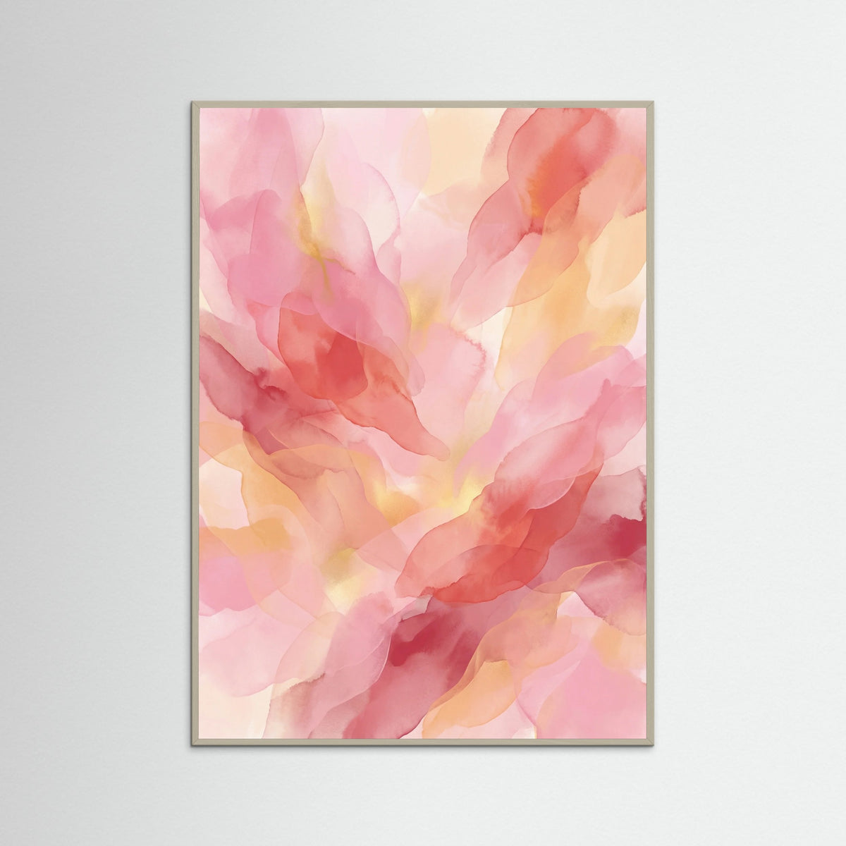 Grey Wood Soft Bloom Hues