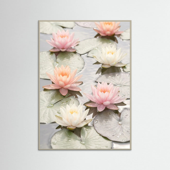 Grey Wood Soft Blooms